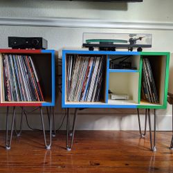Handmade Record Cabinet