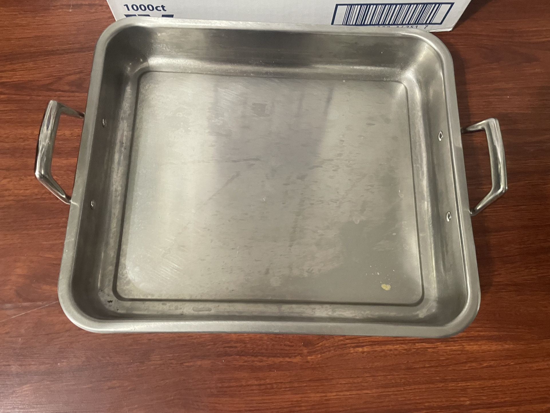 stainless steel roasting pan