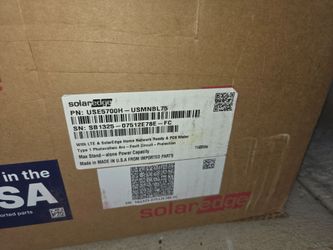 SolarEdge SE5700H-USMNUBL15 Home Hub Inverter 5.7kW NEW