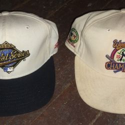 2 Vintage New Era Hats