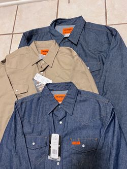 Wrangler FR Men’s Shirts  New With Tags $60 each