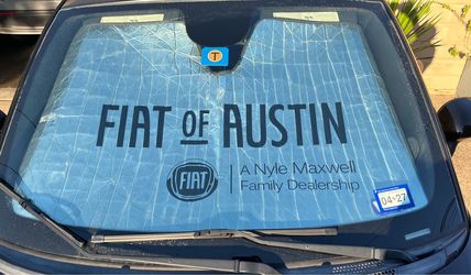 Fiat 500 Abarth Fiat of Austin Sunshade