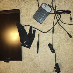 Pro 16 Graphics Drawing Tablet with Screen Full-Laminated Graphics Monitor with Battery-Free Stylus Tilt 8192 Pen 