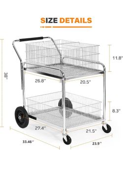 Mail Office File Cart