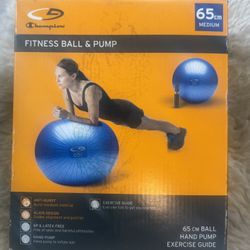 Fitness Yoga Ball And Pump