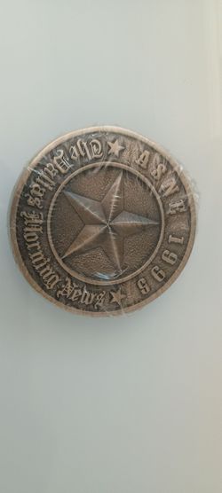 Vintage 1995 The Dallas Morning News ASNE Bronze Paperweight Medallion - NEW Sealed