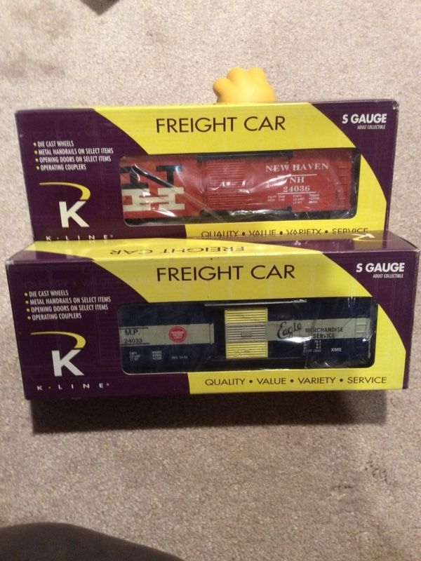 S gauge freight cars new