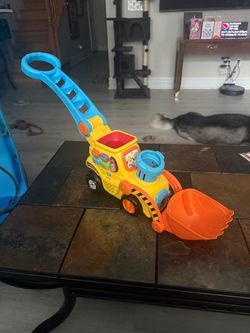 V Tech Push and Pop Bulldozer