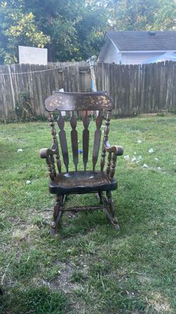 Real Wood Rocking Chair