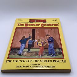 The Boxcar Children No. 49 The Mystery of the Stolen Boxcar, book
