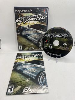 Need For Speed Most Wanted - Sony Playstation 2 PS2 Tested Black Label CIB MINty