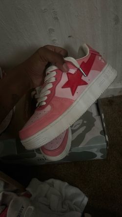 pink bapestas size 5.5