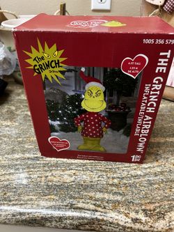 Grinch Inflatable Christmas 