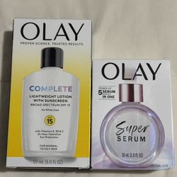 Olay Serum +lotion 
