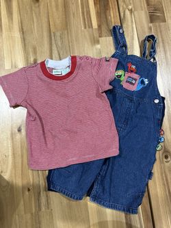 Vintage Sesame Street Overall  Set 
