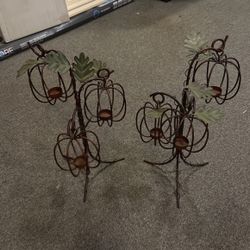 Decorative Pumpkin Candle Holder