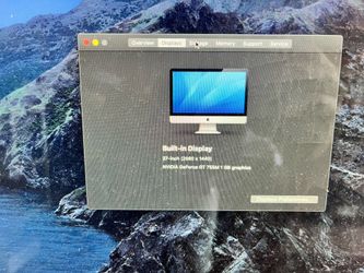 2013 Apple 27" iMac