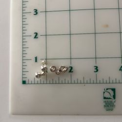 Sterling Silver CZ Earrings