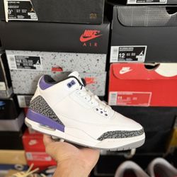 Jordan Dark Iris 3s size 9 VNDS