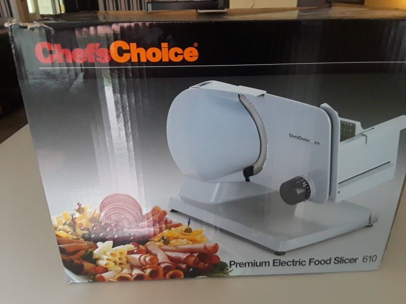 Chef's Choice 610 Premium Electric Food Slicer In Box