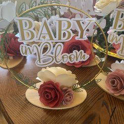 Centerpiece For Baby Girl Shower