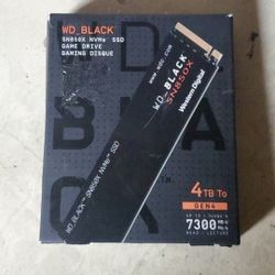 WD BLACK 4TB SN850X NVMe Internal Gaming SSD Solid State Drive