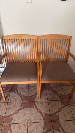 4 Wood Chairs for sale