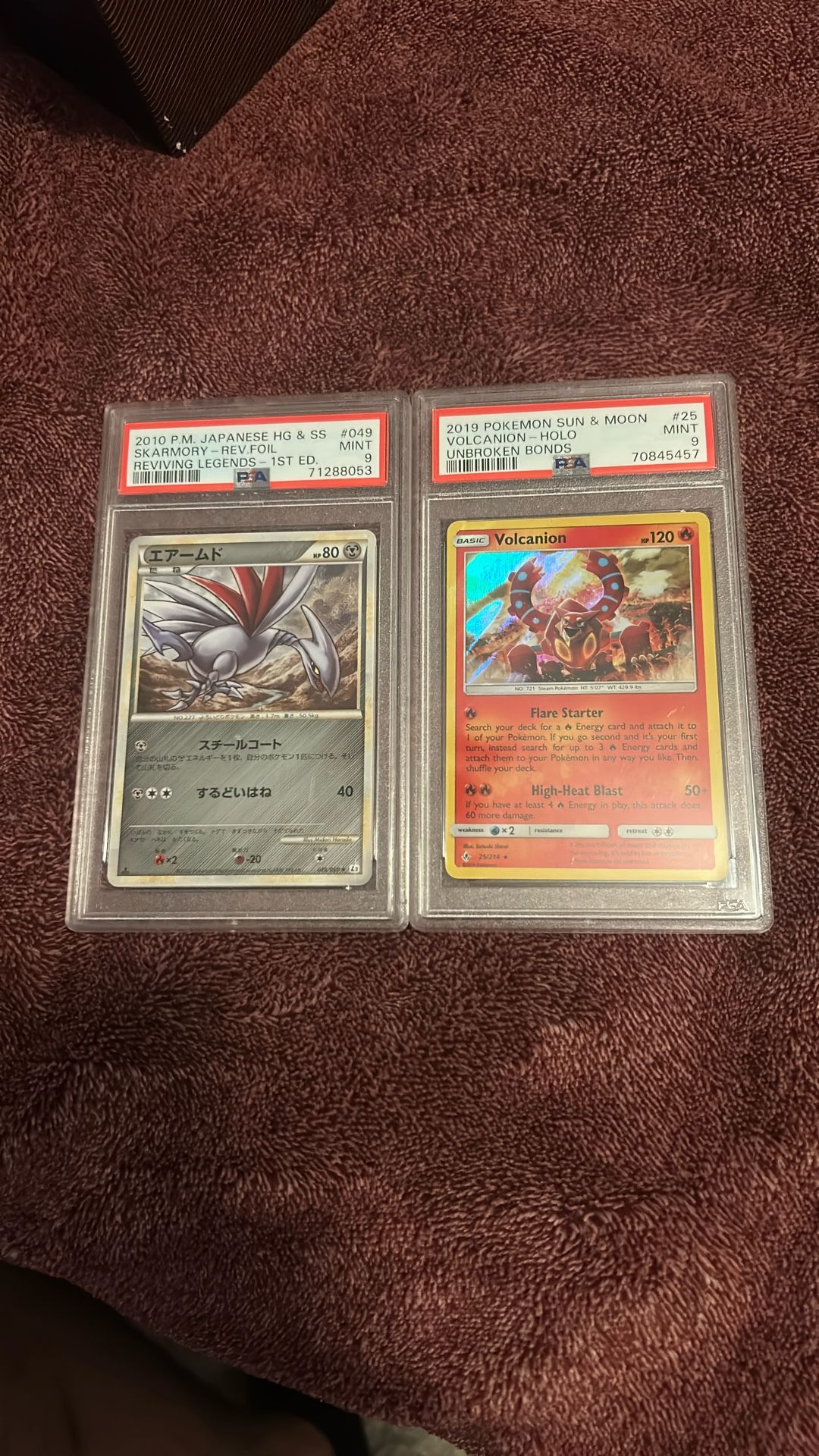 Skarmory Reviving Legends PSA 9