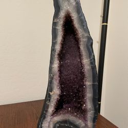 Large Amethyst Cathedral With Citrine
