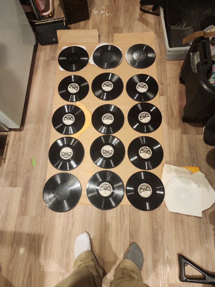 Old Edison 1/4 Inch Records