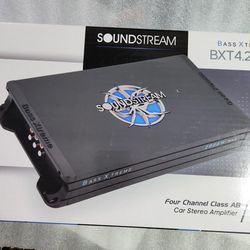 Soundstream BXT4.2000 Bass Xtreme 4 x 110W RMS at 4 Ohms 4 Ch Amplifier 2000W Max
