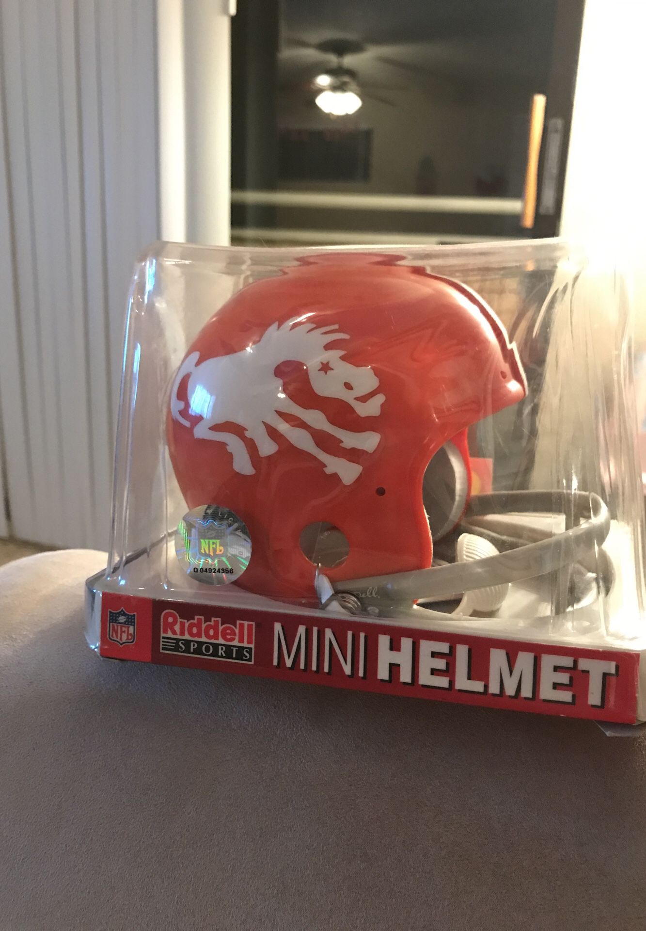 Denver broncos mini helmet