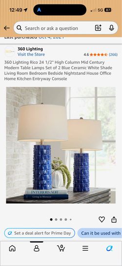Set of 2 lamps