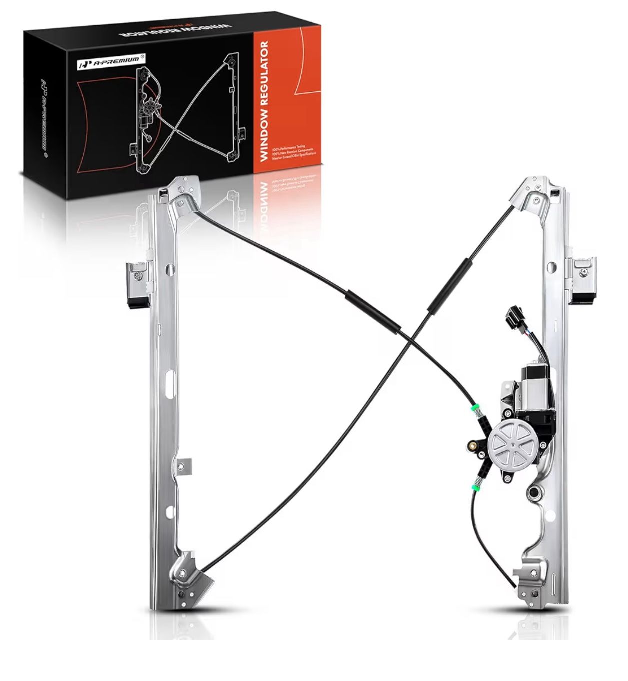 Front Passenger Power Window Regulator W/Motor Replacement for Chevrolet Silverado