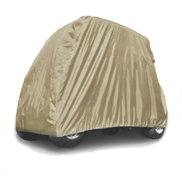 Golf Cart Cover 2 Passenger Grey Red Dot Enclosures 56 Inch Top