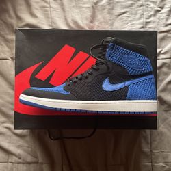 Air Jordan 1 Retro High Flyknit Royal Size 13