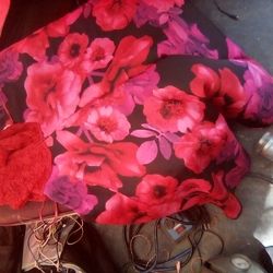 Speechless Dress Red And Black Floral