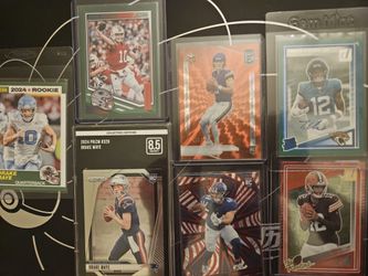Drake Maye Slab And Rookie Cards 