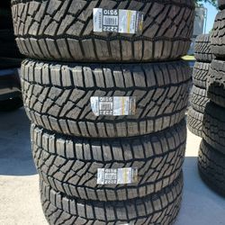 (4) 35x12.50r20 Milestar Patagonia A/T Tires 35 12.5 20 Inch AT 12-ply F Rated 