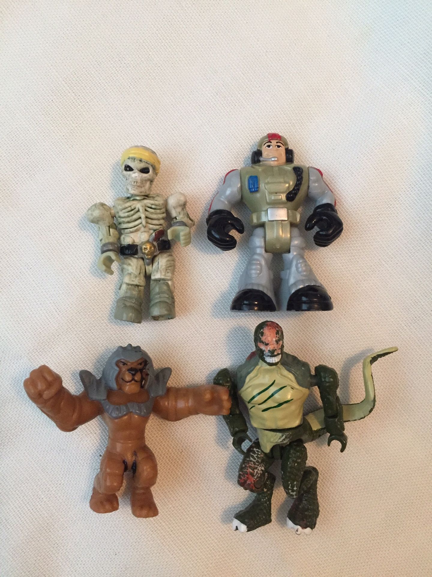 Set of 4 Miniature action figures