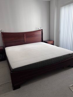 Wooden KING SIZE bed frame