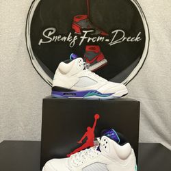 Nike Air Jordan 5 Grape 2025 Sz 14