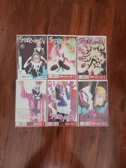 Spider Gwen #0 - 5 original prints from 2015.