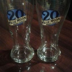 16oz Blue Moon Beer Glass: 2 for $15 or 1 for $10.