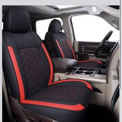 INCH EMPIRE Seat Cover Full Set Fit for RAM 1(contact info removed) 3(contact info removed)-2021 with Curved Back Bench Syntheti
