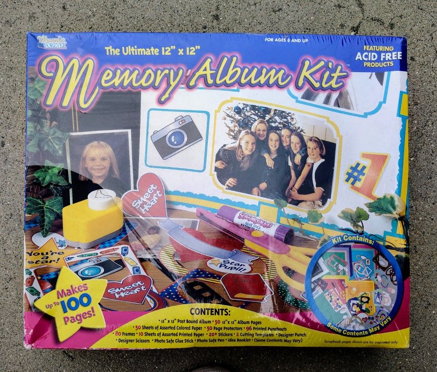 Memory Album Kit - 12" x 12" Scrapbooking - New In Box