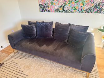 Blue Article Couch