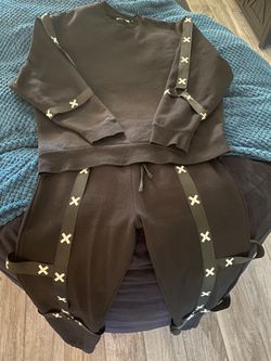 Custom “X” Strap Sweat Suit