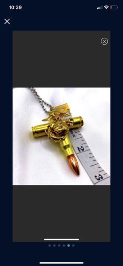 Marine corps cross necklace shop