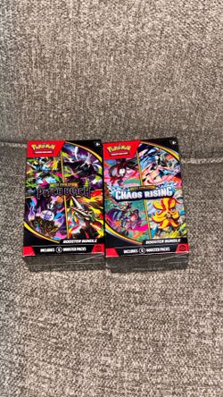 Pokemon chaos rising/pitch black 6 pack bundle